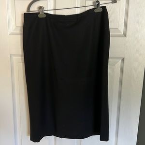 Banana republic black pencil skirt